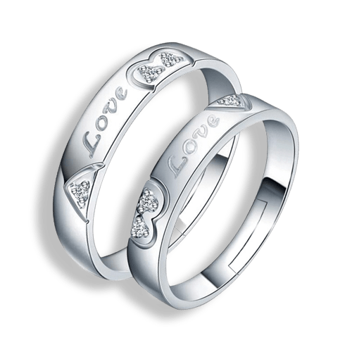 His and hers promise rings